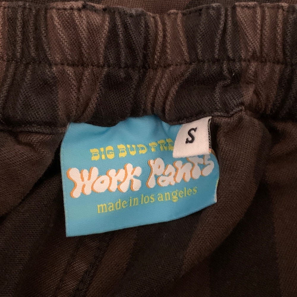 Big Bud Press Black and Brown Striped Straight-Leg Pants - Picture 8 of 13
